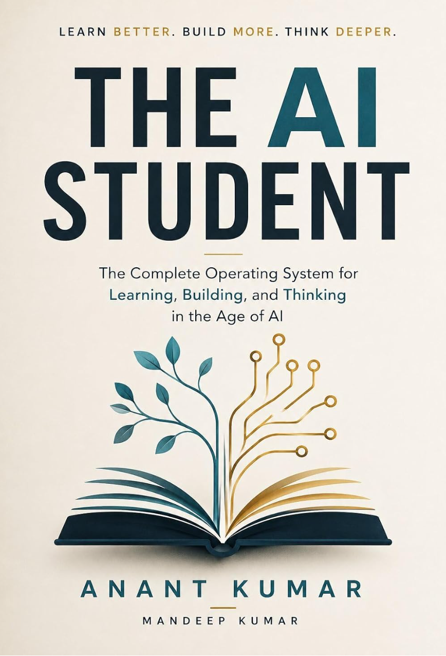The AI Student: The Complete Operating System for Learning, Building, and Thinking in the Age of AI by Anant Kumar (Author), Mandeep Kumar (Co-author)